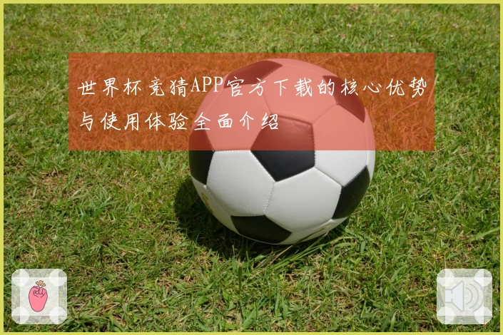 世界杯竞猜APP官方下载的核心优势与使用体验全面介绍